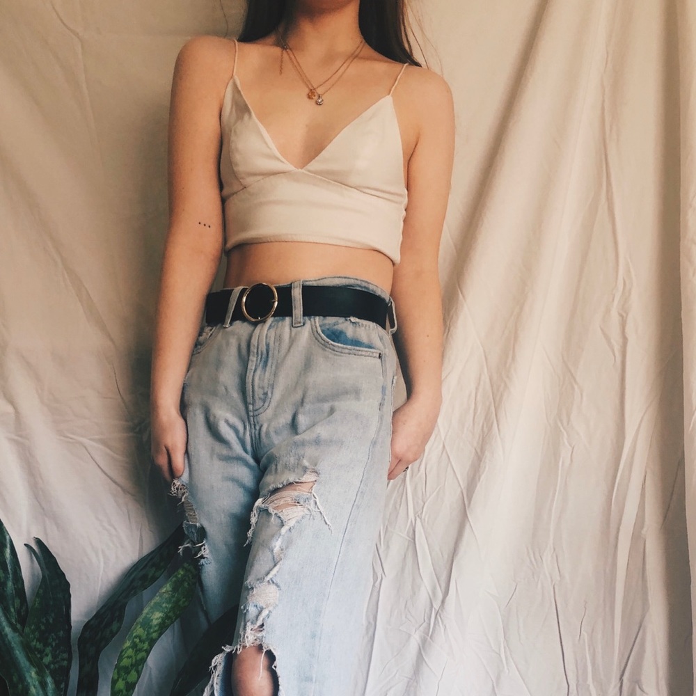 ONLY WORN ONCE Spaghetti Strap Bralette Top